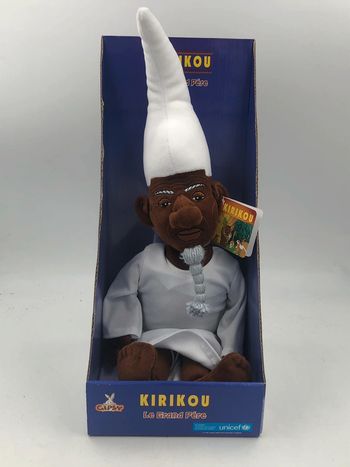 Peluche Gipsy Kirikou le grand père 45 cm neuf