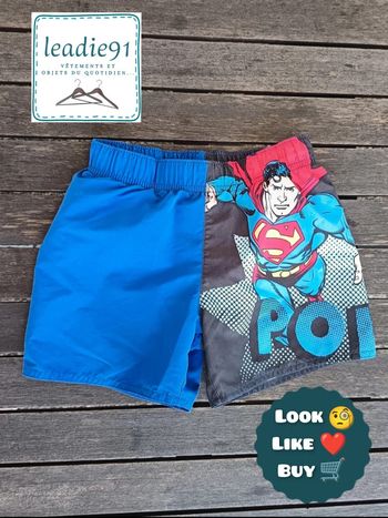 short de bain Superman garçon 4 / 6 ans