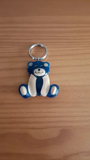 Porte clés Nounours en bois