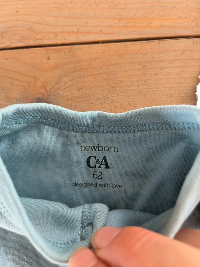 Lot de 2 pyjamas une pièce bébé garçon 3 mois C&A - photo numéro 3