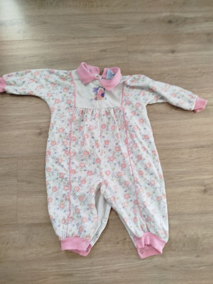 Combinaison fille vintage 6 9 mois