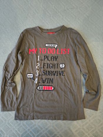 Tee-shirt manches longues garçon 12 ans 