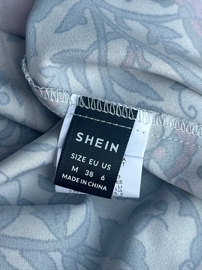 Robe longue été manches courtes fleuri Shein 38/M - photo numéro 6