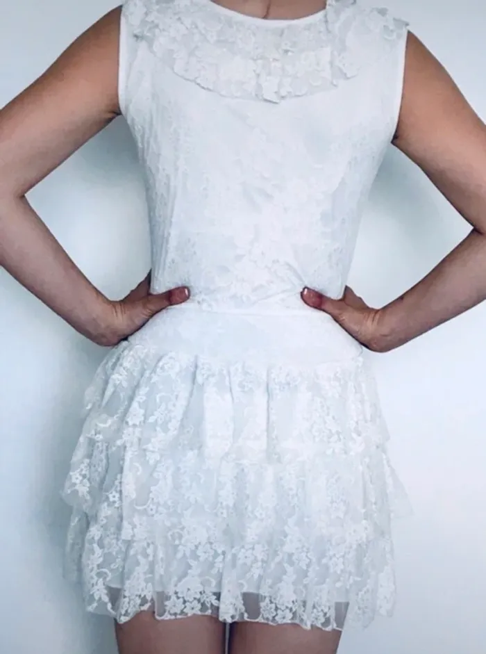 #Robe dentelle blanche, Beau Kdo# - photo numéro 2