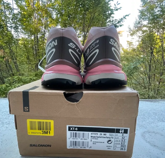 Salomon XT 6 Mahogany Rose / Earth Brown / Flamingo Pink - photo numéro 12