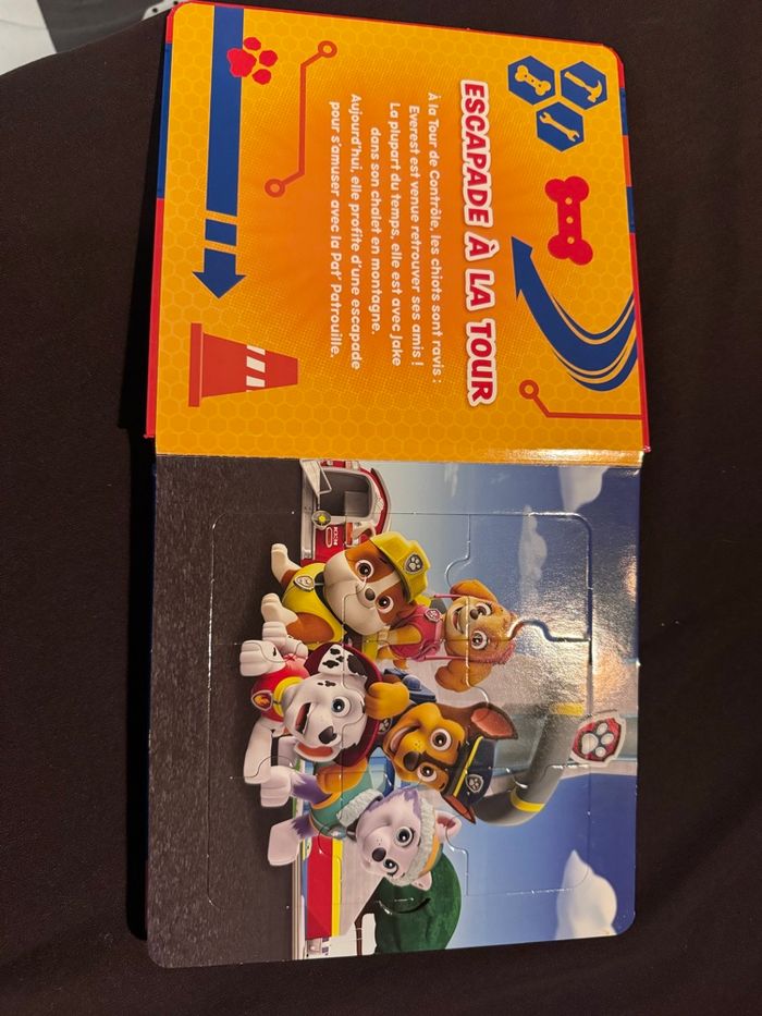 Mon petit Livre puzzle Pat Patouille 5 x 9 pièces - photo numéro 2