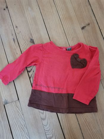 Tee-shirt manches longues tape à l'oeil