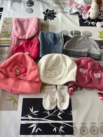 Ensemble bonnet écharpe