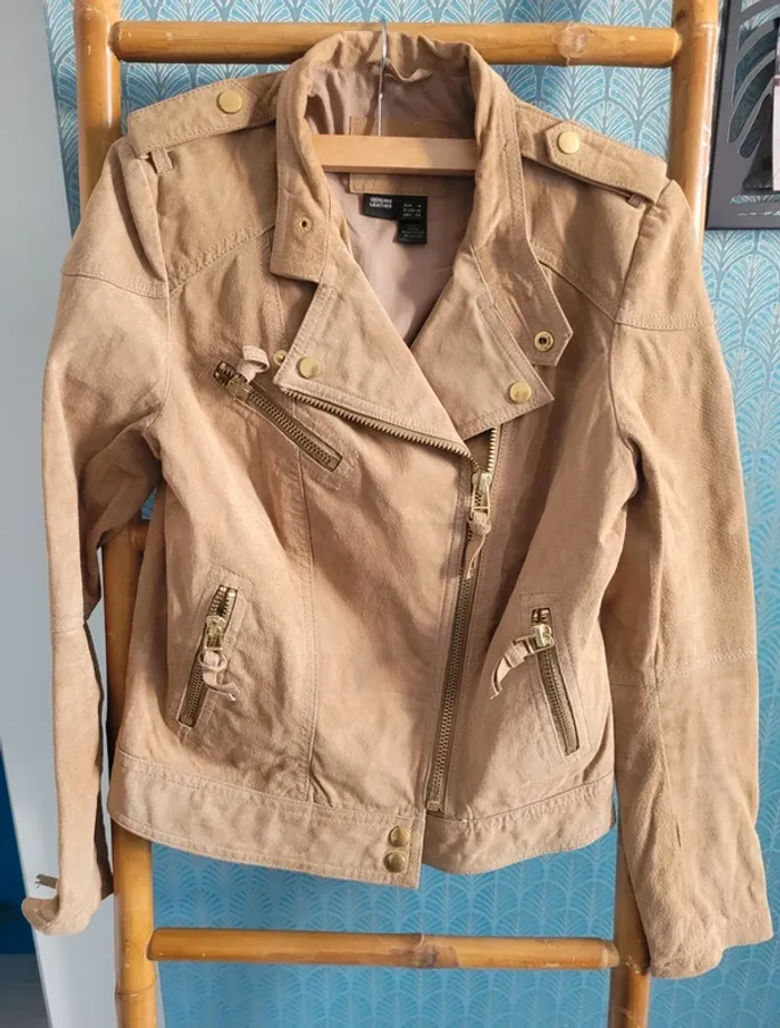 Veste Mango en cuir