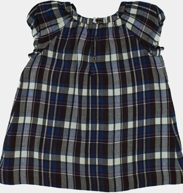 Robe à manches courtes 18 mois en coton et laine Bonpoint - photo numéro 2