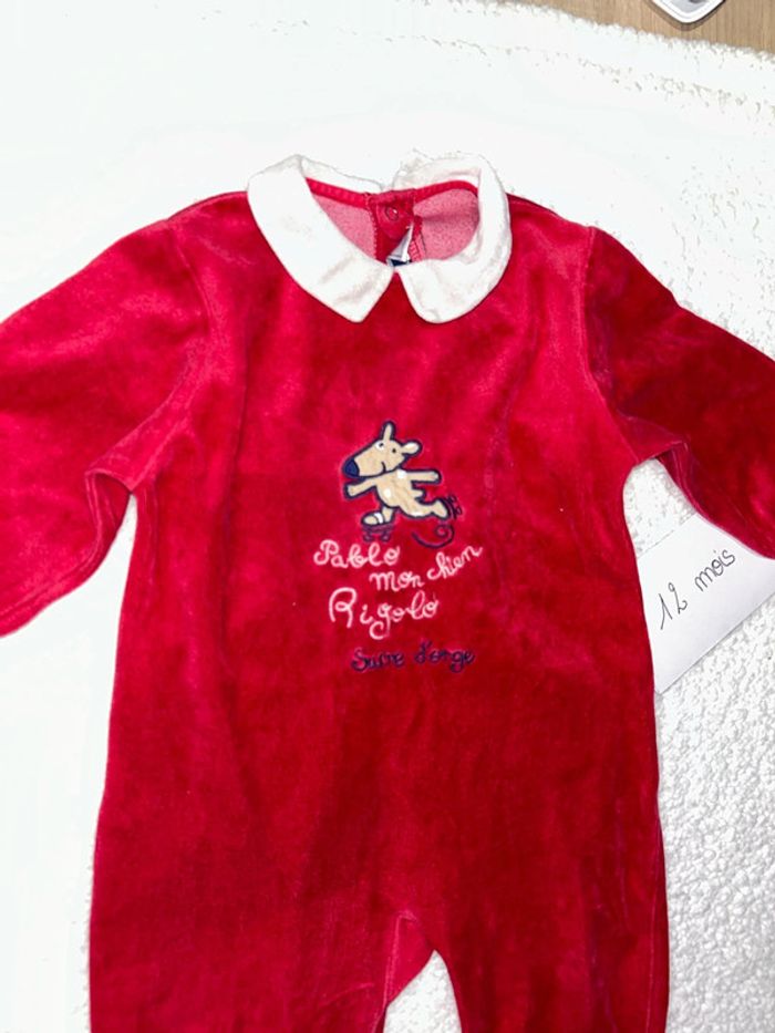 Pyjama bébé « chien rigolo » - photo numéro 2