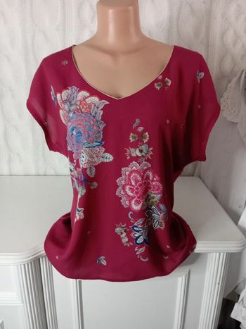 Blouse col V grain de malice taille L