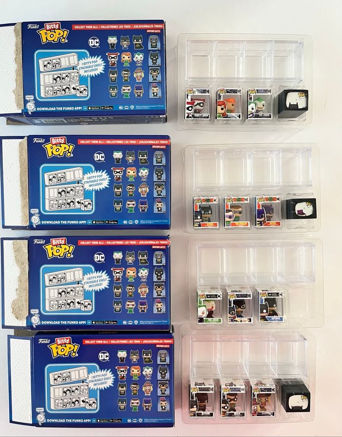 Lot 15 figurines DC Marvel  Bitty Pop - photo numéro 4