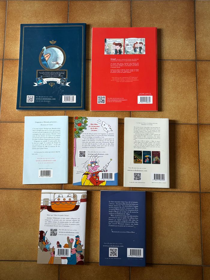 lot de 7 livres (2 BD et 5 livres) École des Max - photo numéro 2
