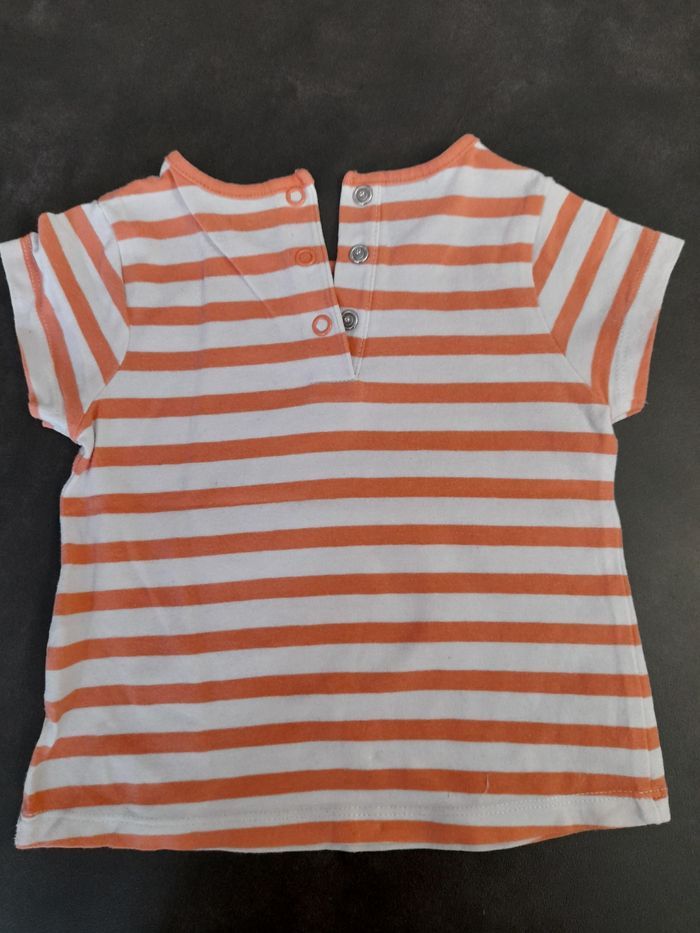 T-shirt manches courtes 9 mois - photo numéro 2