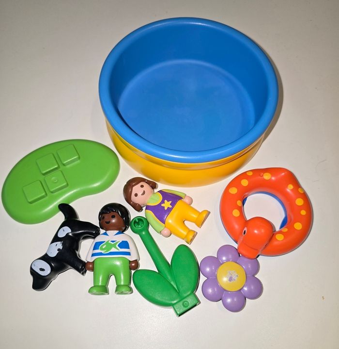 123 playmobil pataugeoire / piscine 6781 complète - photo numéro 2