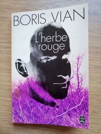 Roman collector de Boris Vian L'herbe rouge en bon état