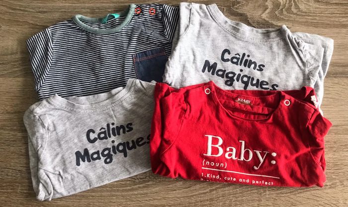 Lot4 maillots manches longues