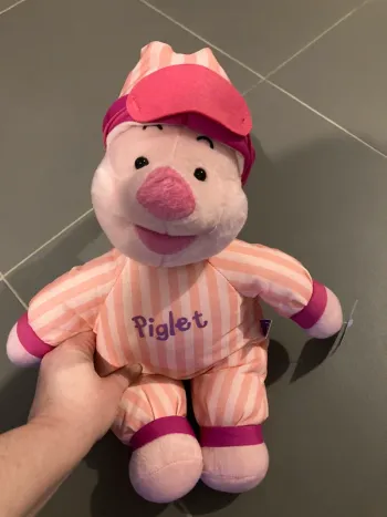 Porcinet de nuit disney avec masque