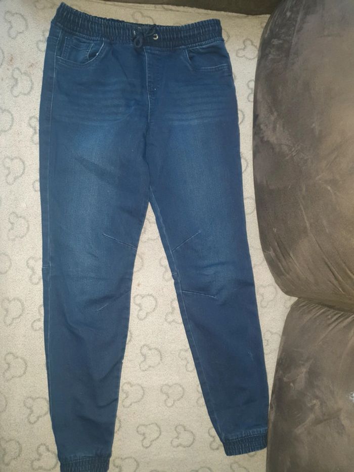Jeans cargo slim garçon