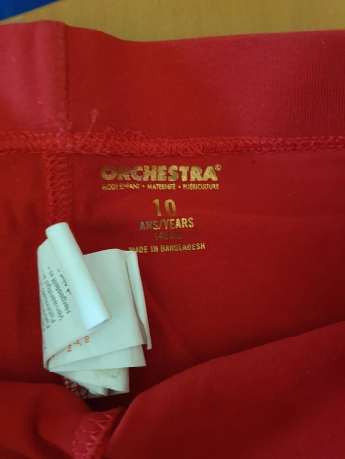 Leggings rouge 10 ans - photo numéro 2