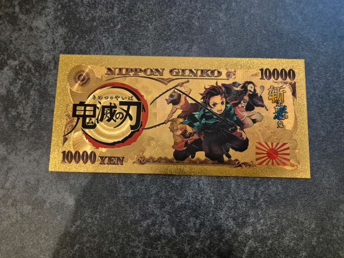 Billet OR à collectionner Démon Slayer - photo numéro 2