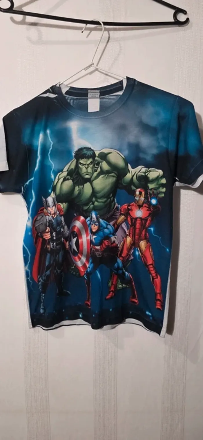 Tee-shirt 9-11 ans avengers marvel - photo numéro 2