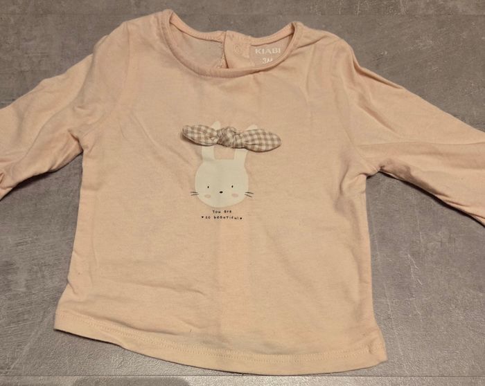 Lot de 4 t-shirt ML kiabi 3mois - photo numéro 3