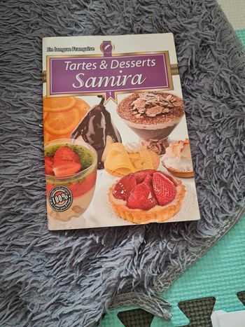 Livre recette tartes et desserts très bon etat