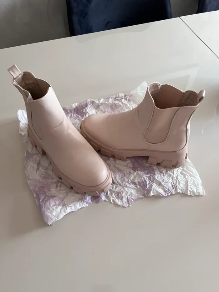 Bottines, cuir  pour femme