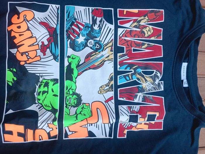 Sweat name it marvel 7-8 ans - photo numéro 2