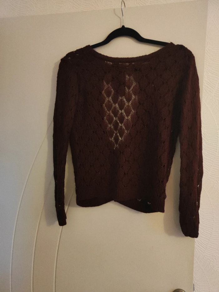 Pull Bonobo dos ouvert XS - photo numéro 3