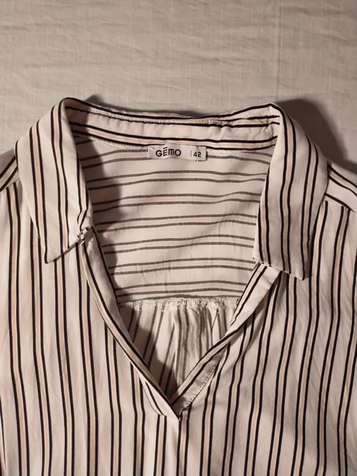 Débardeur rayé noir et blanc - photo numéro 6