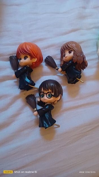 Ensemble figurines Harry Potter, Ron Weasley et hermione granger