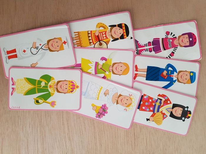 Janod jeu Magnetibook déguisements princesse et fée - photo numéro 10
