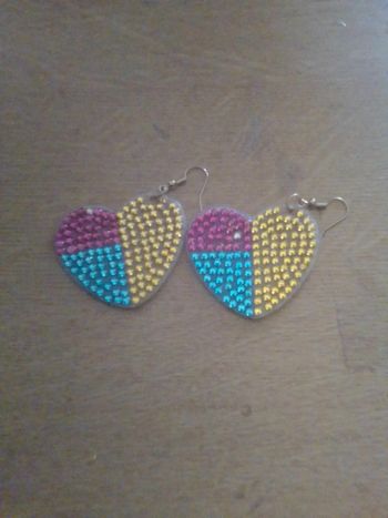 Boucles d'oreilles coeur