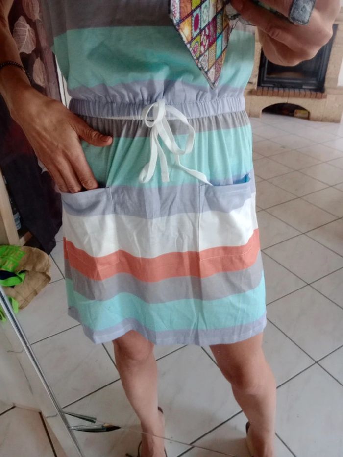 Robe été M couleurs pastels c84 - photo numéro 5