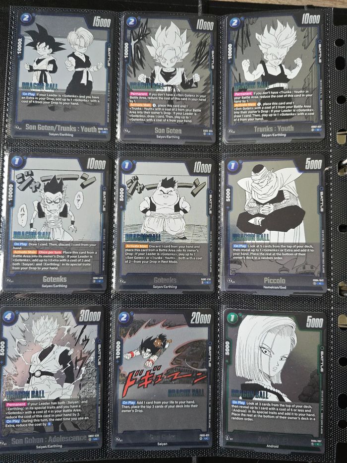 Lot de cartes dragon ball fusion world manga booster - photo numéro 4