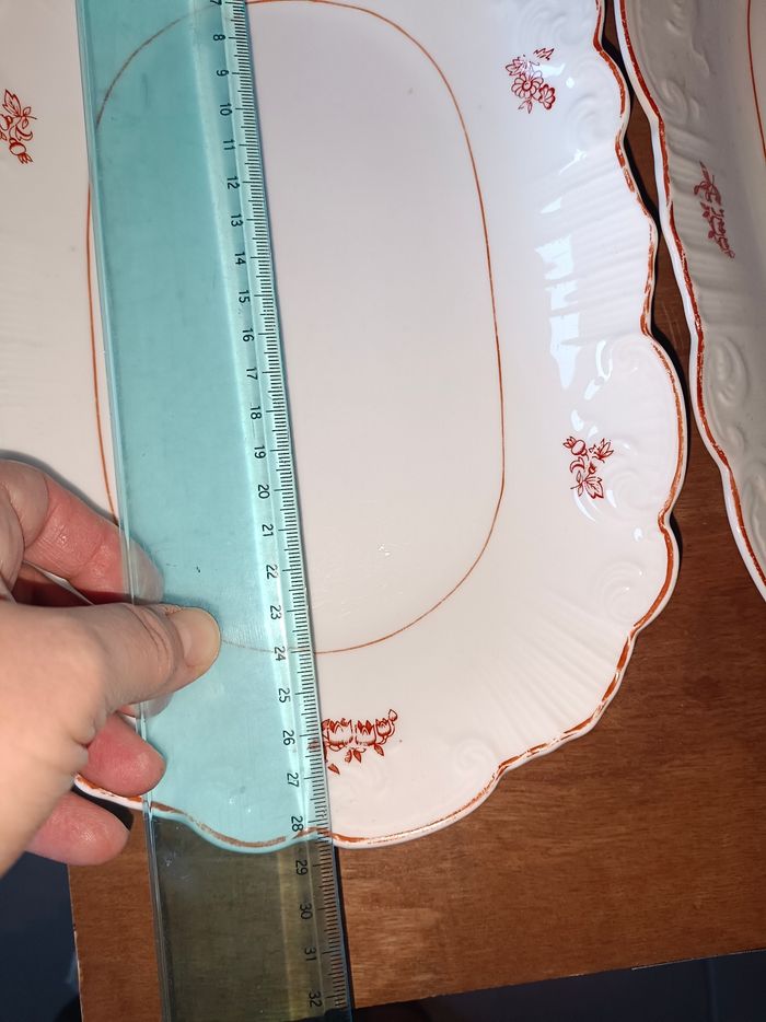 Plats à service , gigognes (lot de 3). - photo numéro 5