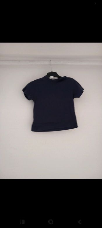 Tshirt manche courte bleu marine 18mois
