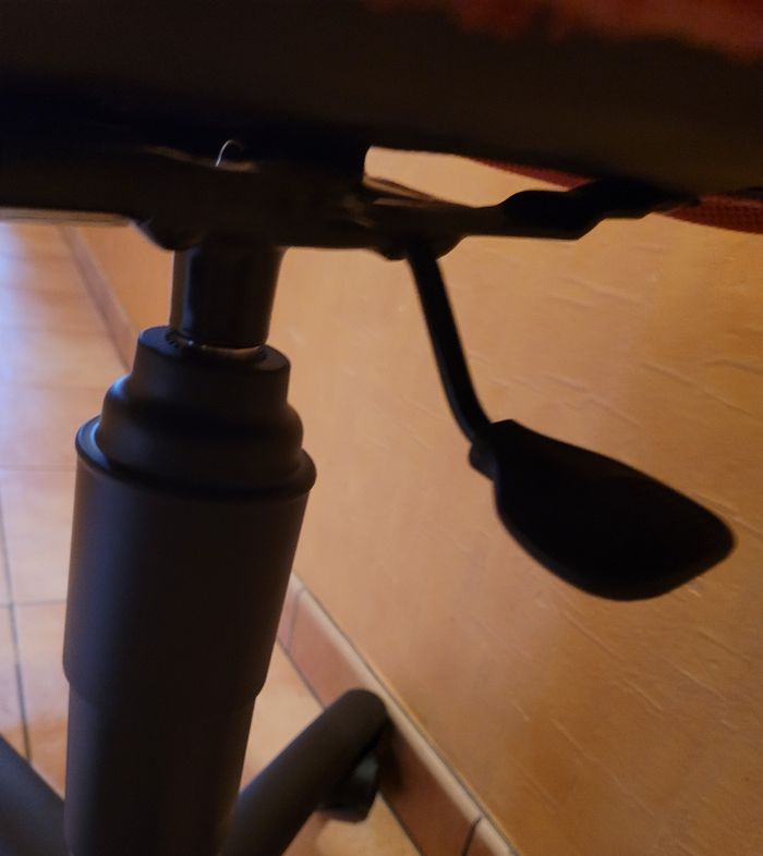 Topstar chaise bureau Nic coeur rougeturquoise - photo numéro 5