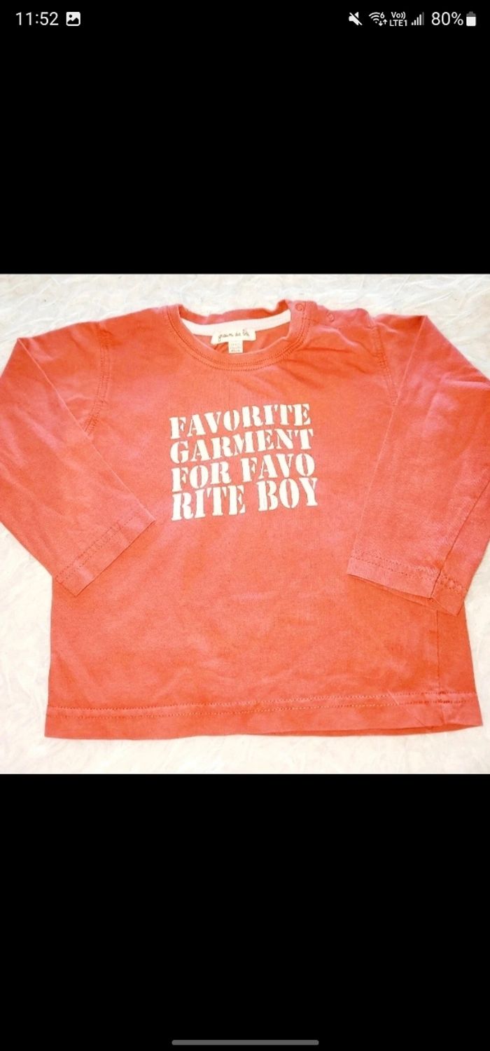 Tee-shirt garçon 💙