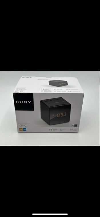 Neuf RADIO Sony ICF-C1 + Reveil Alarm Clock fm?/Transistor/Portable/Poste/Vintage