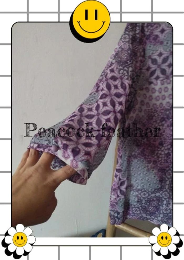 Blouse violette transparente T5 3/4 - photo numéro 3