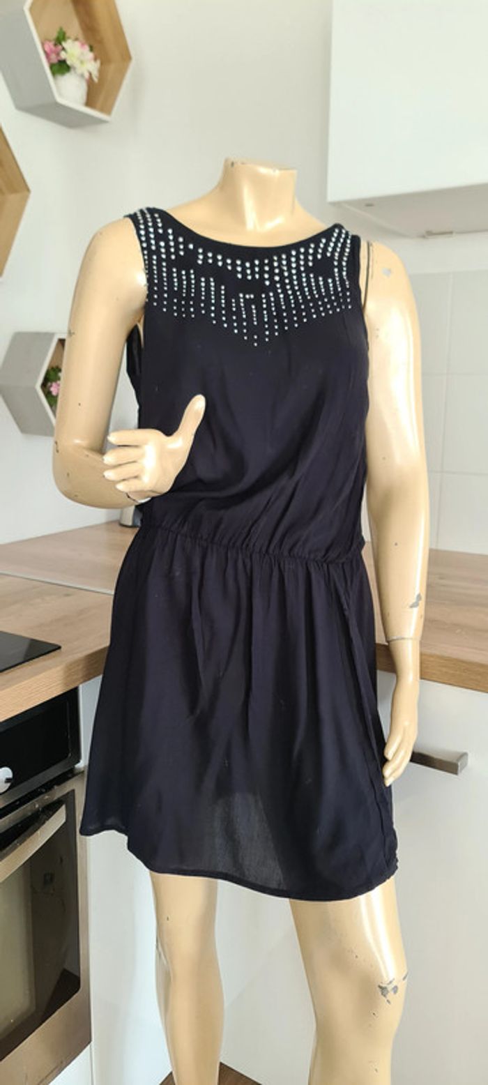 tres jolie tunique noir taille 38 - photo numéro 3