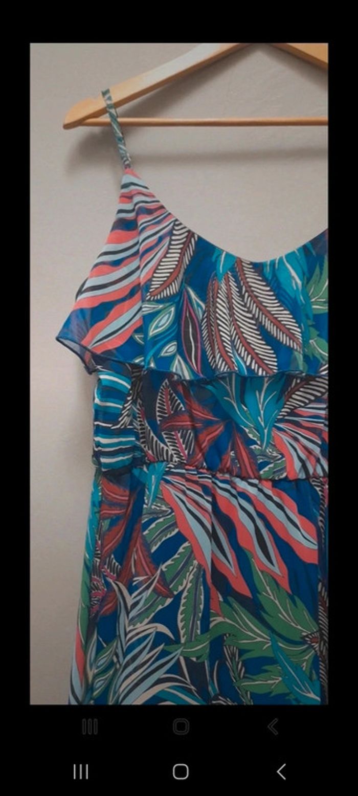 Robe fluide imprimé tropical - photo numéro 3