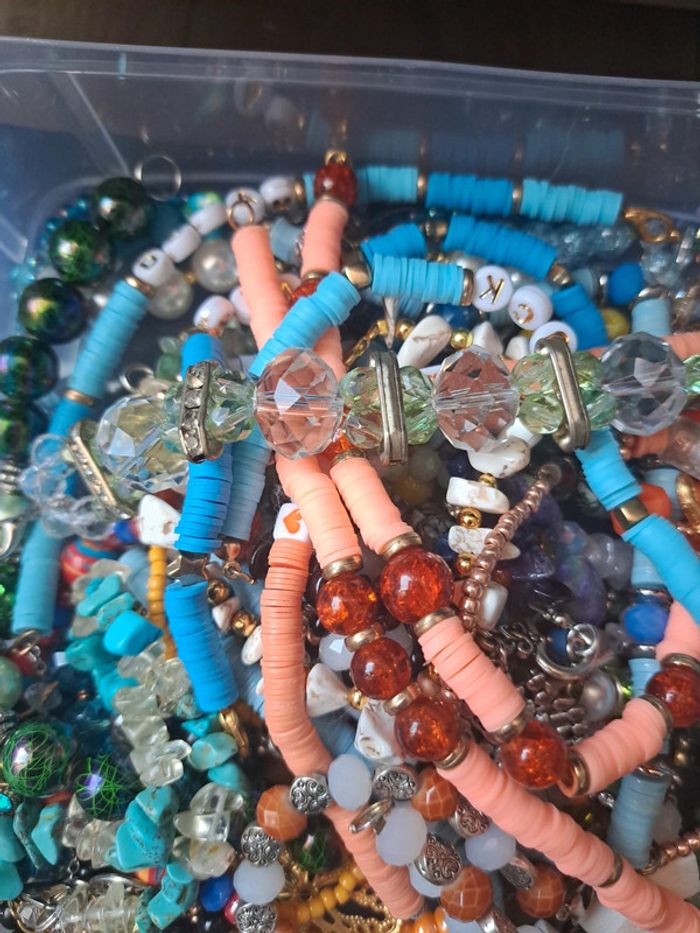 Lot de bracelets multicolore artisanale - photo numéro 4