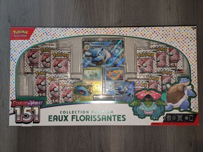 Pokémon coffret 151 eaux florissantes collection premium neuf scellé - photo numéro 1