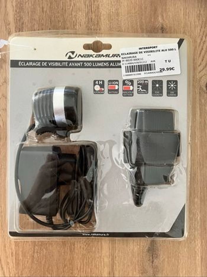 Éclairage de visibilité pour vélo  Marque nakamura  Neuf