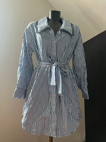 Robe chemise bleu rayée Stockholm XS/S